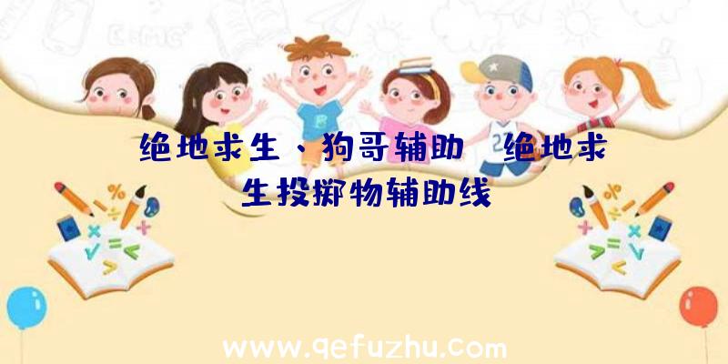 「绝地求生丶狗哥辅助」|绝地求生投掷物辅助线